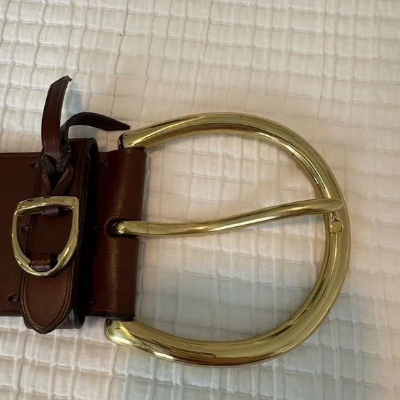 Ralph Lauren Belt Dark Brown XS/S - Picture 2 of 10